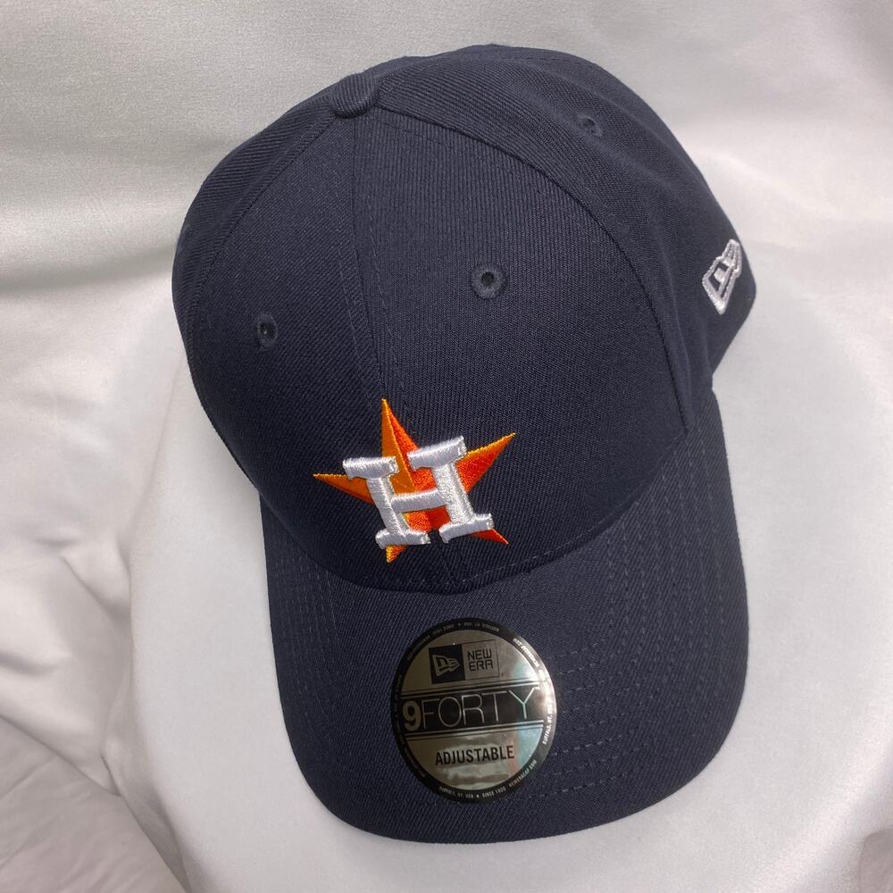 Houston Astros New Era 9FORTY Adjustable Baseball Hat Cap - Navy